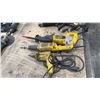 Image 2 : GROUP OF 3 DEWALT ELECTRIC POWER TOOLS- RECIPROCATING SAW, 2" DIE GRINDER & 3/8" VSR DRILL