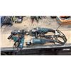 Image 1 : GROUP OF 4 MAKITA ELECTRIC POWER TOOLS- 3 GRINDERS & 1 DRILL