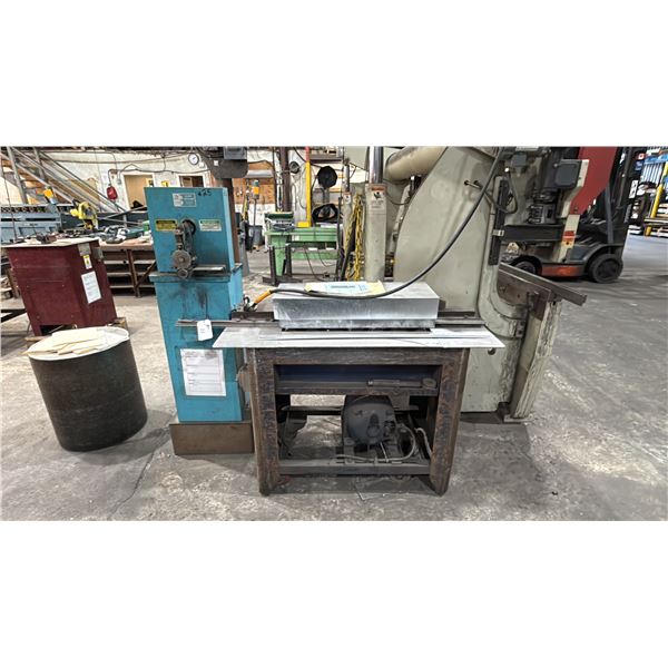 RUOFF INDUSTRIAL NOTCHER MACHINE WITH LOCKFORMER PLEN FLANGE MACHINE