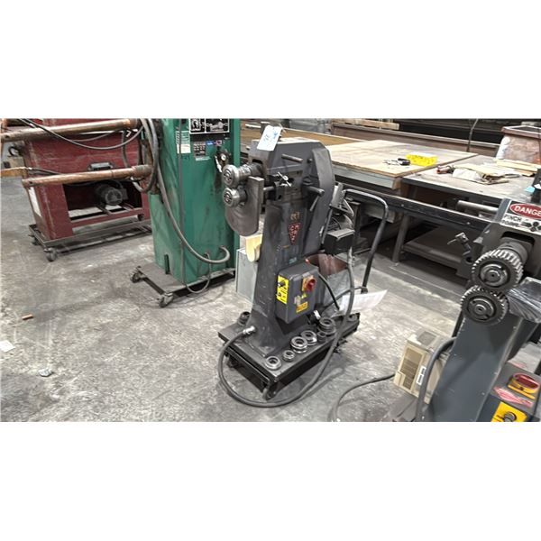 EMPIRE CM7RZ HEAVY DUTY INDUSTRIAL POWER ROTARY MACHINE ON MOBILE CART WITH FOOT PEDAL & ASSORTED