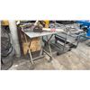 Image 5 : SMALL METAL MOBILE TABLE & METAL SHOP CART *CONTENTS NOT INCLUDED*