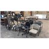 Image 2 : RIDGID SHOP VAC, 7 ASSORTED FANS & 5 CHAIRS