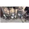 Image 3 : RIDGID SHOP VAC, 7 ASSORTED FANS & 5 CHAIRS