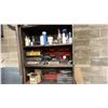 Image 2 : METAL CABINET WITH ASSORTED SHOP ITEM CONTENTS