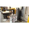 Image 2 : 3 LARGE ROLLS OF WIRE MESH/FENCING MATERIAL & APPROX 11 LARGE PAILS OF WELD PINS/WELD-ONS