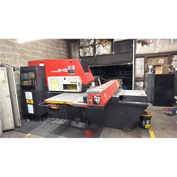 ARIES 245, 20TON CNC TURRET PUNCH PRESS MACHINE WITH AMADAN-04 PA CONTROLLER