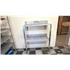 Image 5 : 5 WALL MOUNT METAL SHELVING UNITS & METAL TABLE