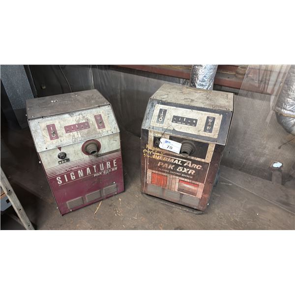 THERMAL ARC PAK 5XR PLASMA CUTTING SYSTEM & THERMAL DYNAMICS SIGNATURE PAK 625 XR DUAL-GAS PLASMA