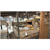 Image 2 : 3 PALLETS OF INSULATION STRIPS, BOX OF FIBERGLASS BOARD, BOX OF SANDING BELTS & 2 DOLLY TIRES