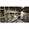 Image 2 : METAL SHELVING UNIT - MEASURES APPROX 10'L X 8'H X 30"D