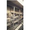 Image 4 : METAL SHELVING UNIT - MEASURES APPROX 10'L X 8'H X 30"D