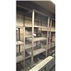 Image 1 : METAL SHELVING UNIT- MEASURES APPROX 40" X 30" X 8'H