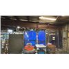 Image 1 : GROUP OF ASSORTED 3 PANEL FOLD TOGETHER WELDING SCREENS
