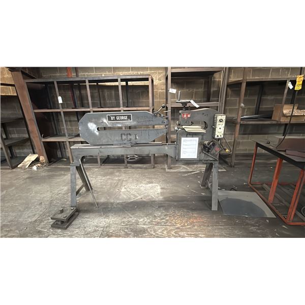 BY GEORGE CS5273 ROTARY RING AND CIRCLE SHEAR MACHINE
