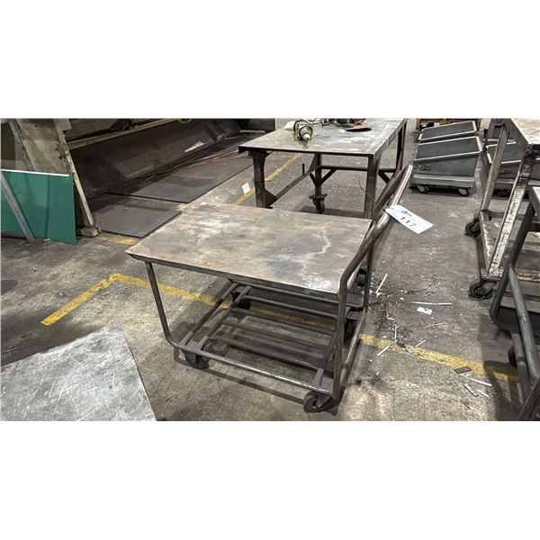 SMALL MOBILE METAL SHOP CART