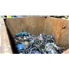 Image 3 : LARGE METAL SCRAP BIN FULL OF ASSORTED PARTS ONLY POWER TOOLS