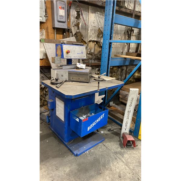 BOSCHERT EAGLE LB 12/6 HYDRAULIC CORNER NOTCHING MACHINE