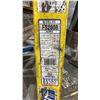 Image 4 : 6' YELLOW FIBREGLASS LADDER, ALLRIGHT APPROX 20' EXTENSION LADDER & STACK OF WOODEN PLANKS