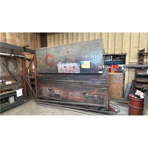 ALL STEEL 70-10, 70 TON CAPACITY HYDRAULIC PRESS BRAKE MACHINE WITH 10' BED
