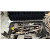 Image 2 : PLASTIC TOOL BOX FULL OF ASSORTED HAND TOOLS