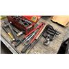 Image 2 : GROUP OF ASSORTED HAND TOOLS & SMALL CRAFTSMAN TOOL BOX