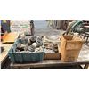 Image 1 : BIN & 2 BOXES OF ASSORTED PARTS & HARDWARE