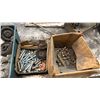 Image 3 : BIN & 2 BOXES OF ASSORTED PARTS & HARDWARE