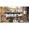 Image 9 : LARGE METAL WORK BENCH WITH ASSORTED SHOP CONTENTS- TOOL BOX FULL OF HAND TOOLS, SPRAY PAINTS,