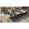 Image 1 : 3 TIER METAL MOBILE WELDERS TABLE WITH ASSORTED PARTS & HARDWARE *CONTENTS ON TOP NOT INCLUDED*