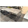 Image 1 : 2 METAL MOBILE SHOP CARTS