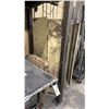 Image 2 : BEIGE 2 DOOR CONSUMABLES CABINET WITH ASSORTED SHOP CONTENTS- WELDING WIRE, GOODYEAR BELTS,