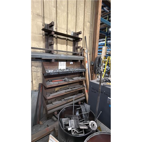 CONTENTS OF RACK- ASSORTED PUNCHES, DIES & PRESS BRAKE DIES