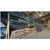 Image 2 : 10 BAYS OF BLUE PALLET RACKING-(9) 16' UPRIGHTS (6) 12' UPRIGHTS (90) 10' 7" SIDE RAILS WITH