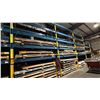 Image 7 : 10 BAYS OF BLUE PALLET RACKING-(9) 16' UPRIGHTS (6) 12' UPRIGHTS (90) 10' 7" SIDE RAILS WITH