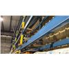 Image 4 : 7 BAYS OF BLUE PALLET RACKING-(8) 16' UPRIGHTS (100) 9' SIDE RAILS WITH ASSORTED WOODEN BEAMS