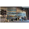 Image 1 : 2 BAYS OF BLUE PALLET RACKING-(2) 16' UPRIGHTS (1) 9' UPRIGHT (18) 11' SIDE RAILS