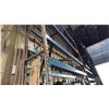 Image 3 : 2 BAYS OF BLUE PALLET RACKING-(2) 16' UPRIGHTS (1) 9' UPRIGHT (18) 11' SIDE RAILS