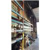 Image 5 : 2 BAYS OF BLUE PALLET RACKING-(2) 16' UPRIGHTS (1) 9' UPRIGHT (18) 11' SIDE RAILS