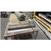 Image 3 : METAL FRAME WOOD TOP MOBILE SHOP TABLE *CONTENTS NOT INCLUDED*