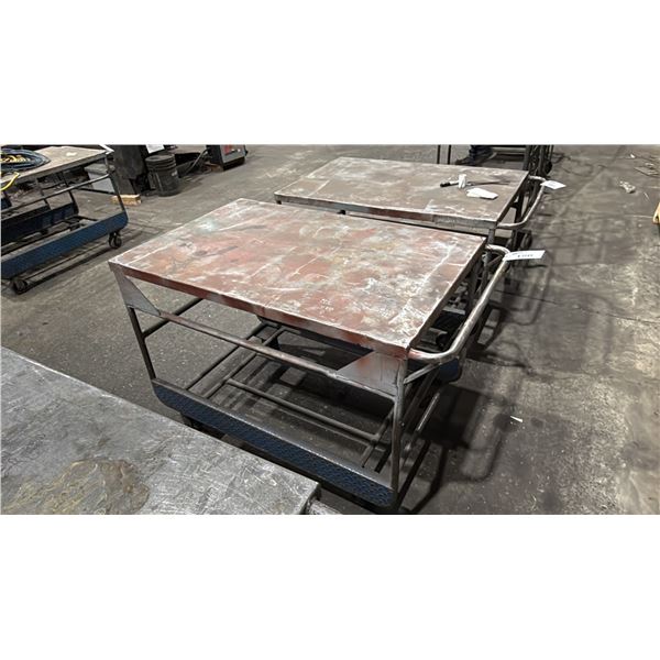 METAL MOBILE SHOP CART