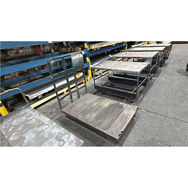 HEAVY DUTY MOBILE PLATFORM CART