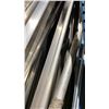 Image 3 : LARGE GROUP OF ASSORTED ALUMINUM STOCK FABRICATING MATERIAL- ANGLE, TUBE, ROUND TUBE, SQUARE TUBE
