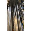 Image 4 : LARGE GROUP OF ASSORTED ALUMINUM STOCK FABRICATING MATERIAL- ANGLE, TUBE, ROUND TUBE, SQUARE TUBE