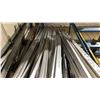 Image 6 : LARGE GROUP OF ASSORTED ALUMINUM STOCK FABRICATING MATERIAL- ANGLE, TUBE, ROUND TUBE, SQUARE TUBE