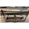 Image 2 : METAL MOBILE CART WITH ASSORTED STEEL STOCK MATERIAL- FLAT BAR, SQUARE TUBE, ROUND TUBE & ROUND