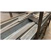 Image 4 : METAL MOBILE CART WITH ASSORTED STEEL STOCK MATERIAL- FLAT BAR, SQUARE TUBE, ROUND TUBE & ROUND