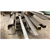 Image 5 : METAL MOBILE CART WITH ASSORTED STEEL STOCK MATERIAL- FLAT BAR, SQUARE TUBE, ROUND TUBE & ROUND