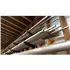 Image 8 : STEEL & ALUMINUM STOCK FABRICATING MATERIAL- ASSORTED SIZE & LENGTH SQUARE TUBE, ROUND TUBE, ROUND