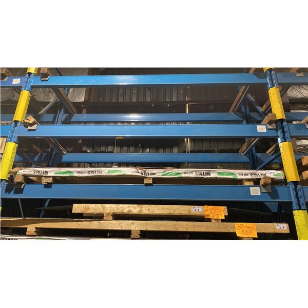 THREE SKIDS OF FABRICATING SHEET METAL- 18 GAUGE S/S & 28 GAUGE GALV OFF CUTS