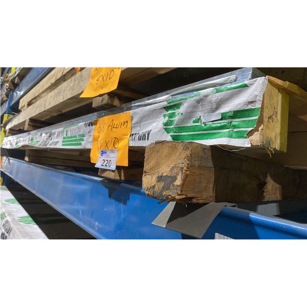 ONE SKID OF FABRICATING ALUMINUM SHEET METAL- 3/8" 5X10 3PCS TOTAL